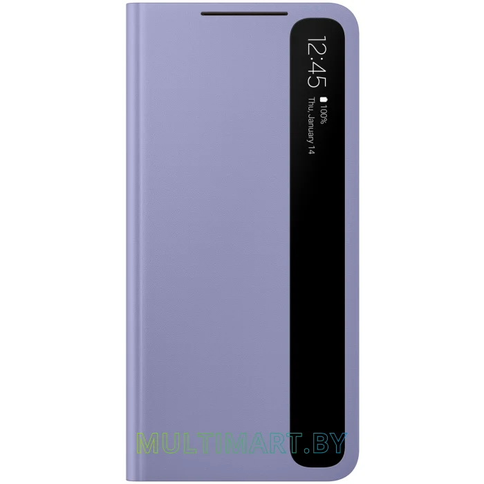 Чехол Samsung Smart Clear View Cover для Galaxy S21 (фиолетовый)